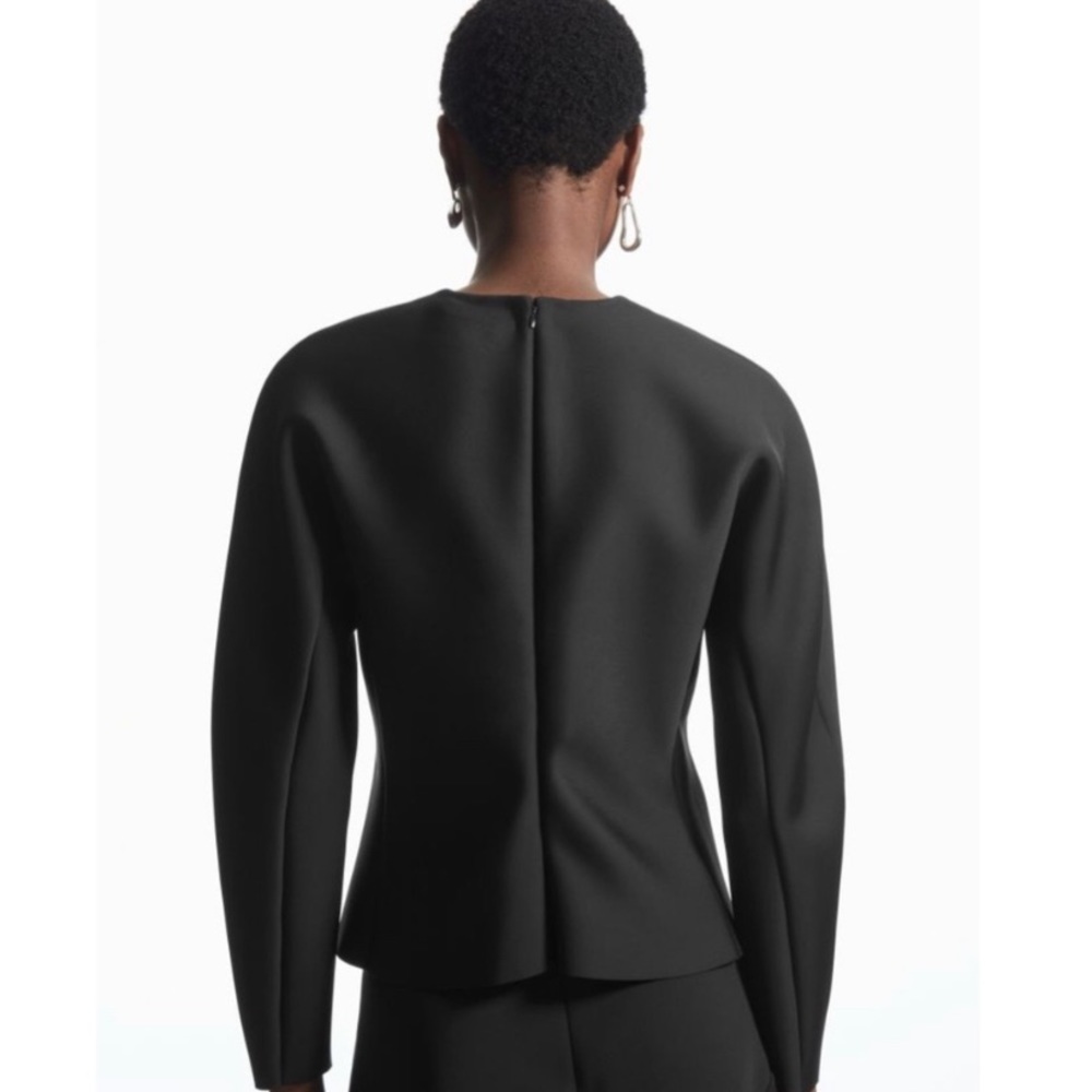 Cos Structured Waisted Top - Black - image 4